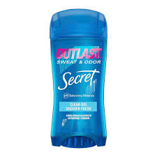 SECRET OUTLAST DÉODORANT ANTI-TRANSPIRANT GEL TRANSPARENT PARFUM FRAÎCHEUR DOUCHE 73ML