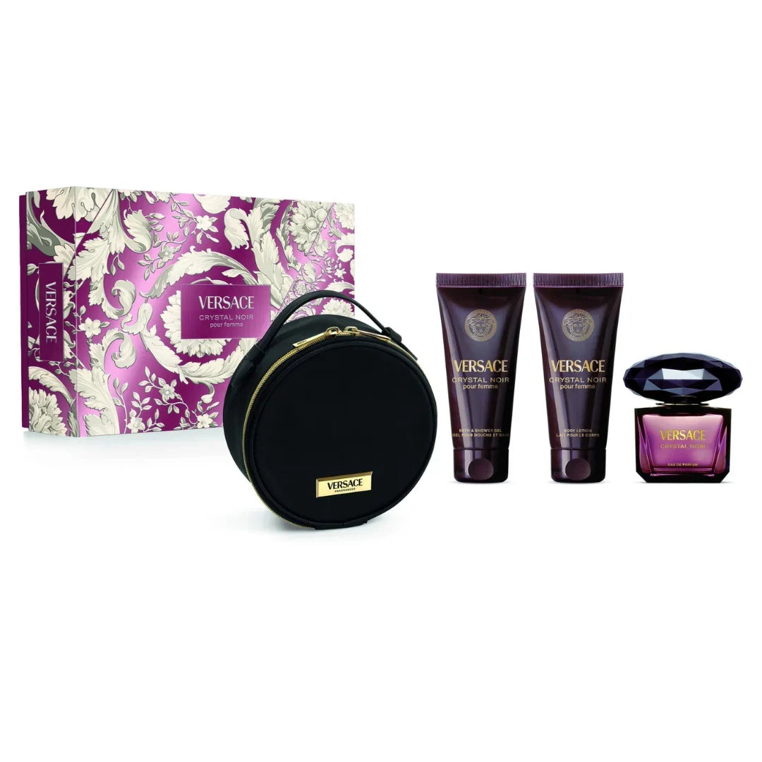 SET VERSACE CRYSTAL NOIR EDP90