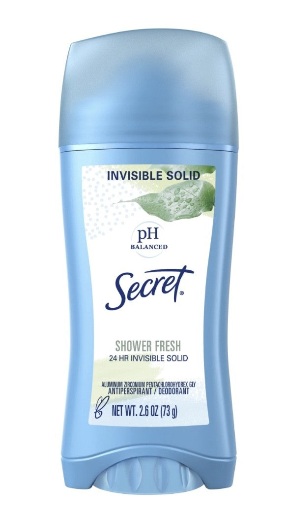 Secret Invisible Solid Shower Fresh Antiperspirant Deodorant