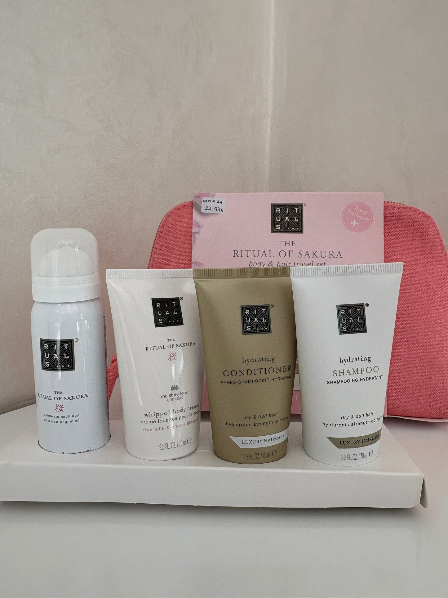 Rituals - Rituel Sakura Set Corps Taille Voyage avec Trousse Réutilisable