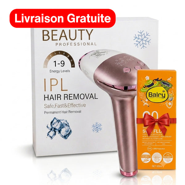 Laser IPL Beauty Professionel +ecran solaire